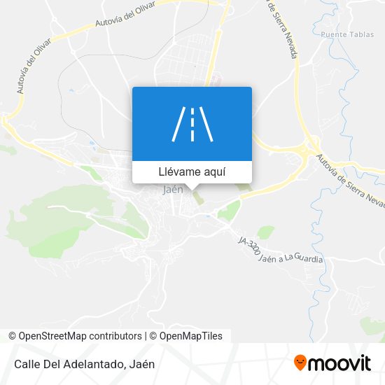 Mapa Calle Del Adelantado