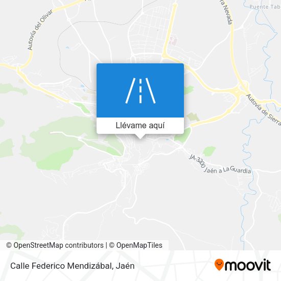 Mapa Calle Federico Mendizábal