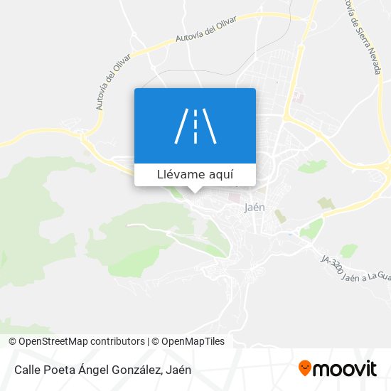 Mapa Calle Poeta Ángel González
