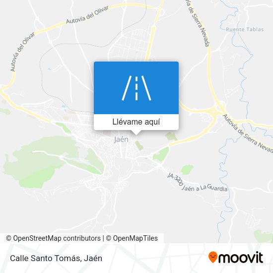 Mapa Calle Santo Tomás