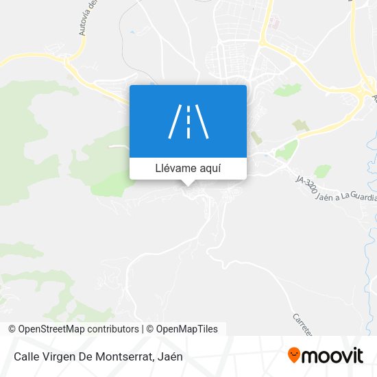 Mapa Calle Virgen De Montserrat