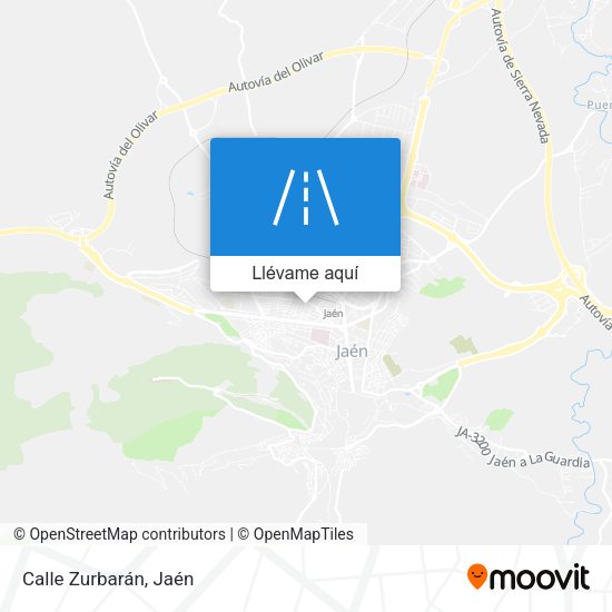 Mapa Calle Zurbarán