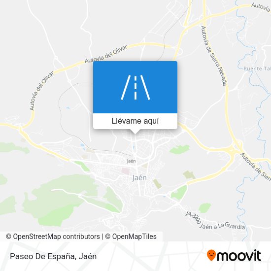 Mapa Paseo De España