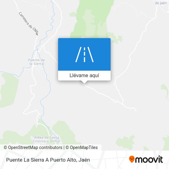 Mapa Puente La Sierra A Puerto Alto