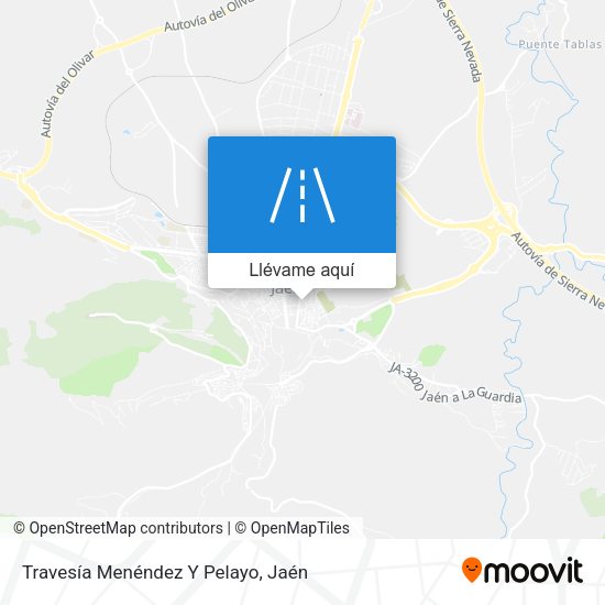 Mapa Travesía Menéndez Y Pelayo