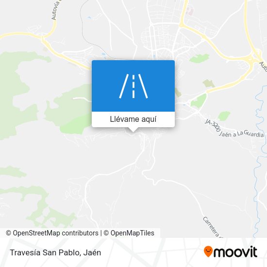 Mapa Travesía San Pablo