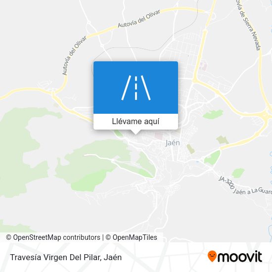 Mapa Travesía Virgen Del Pilar