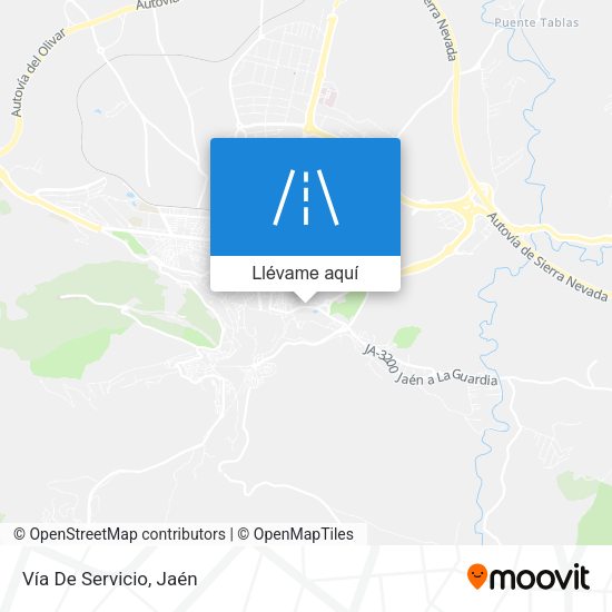 Mapa Vía De Servicio