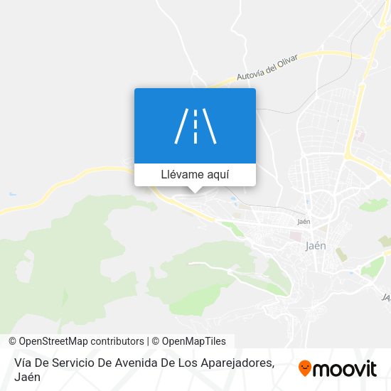 Mapa Vía De Servicio De Avenida De Los Aparejadores