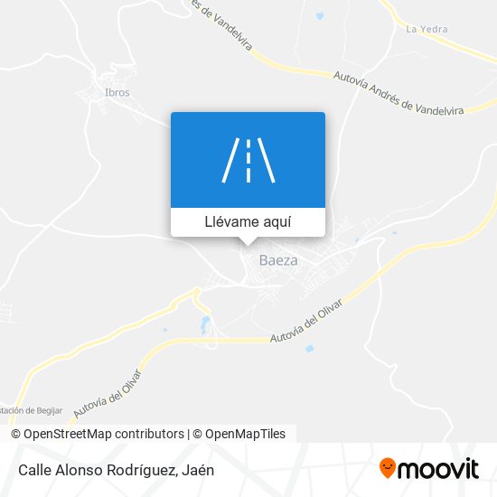 Mapa Calle Alonso Rodríguez