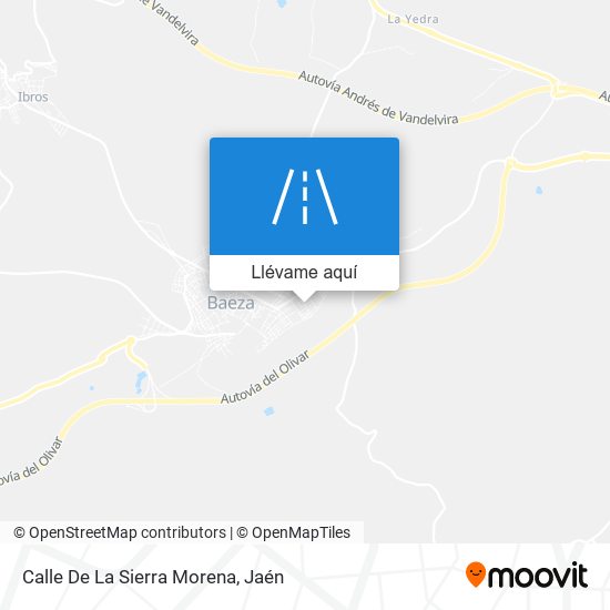 Mapa Calle De La Sierra Morena