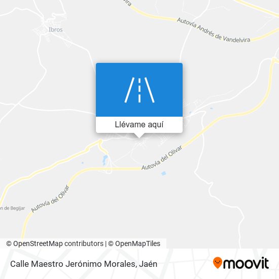 Mapa Calle Maestro Jerónimo Morales