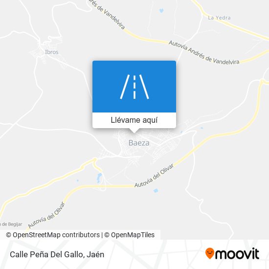 Mapa Calle Peña Del Gallo