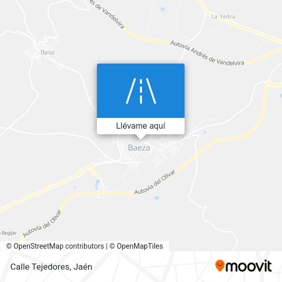 Mapa Calle Tejedores