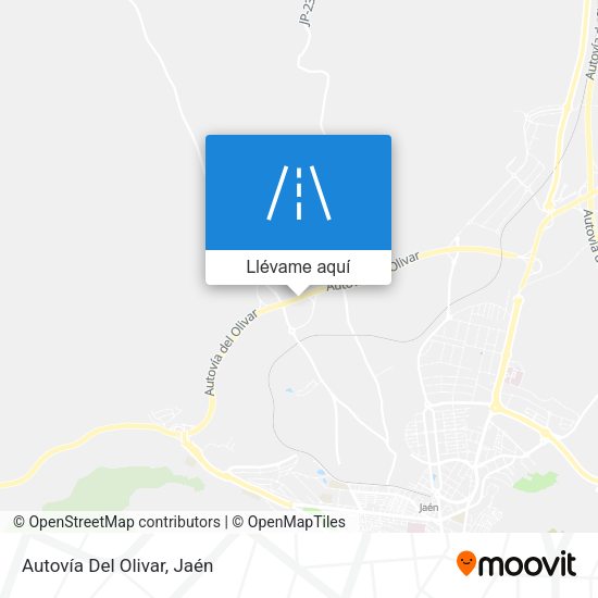 Mapa Autovía Del Olivar