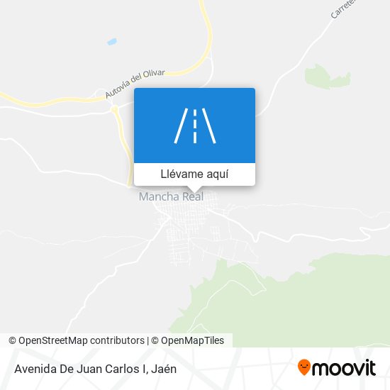 Mapa Avenida De Juan Carlos I