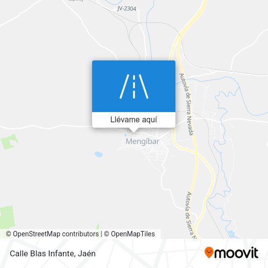 Mapa Calle Blas Infante