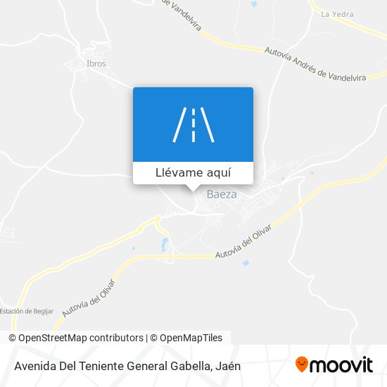 Mapa Avenida Del Teniente General Gabella