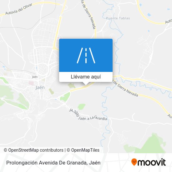 Mapa Prolongación Avenida De Granada