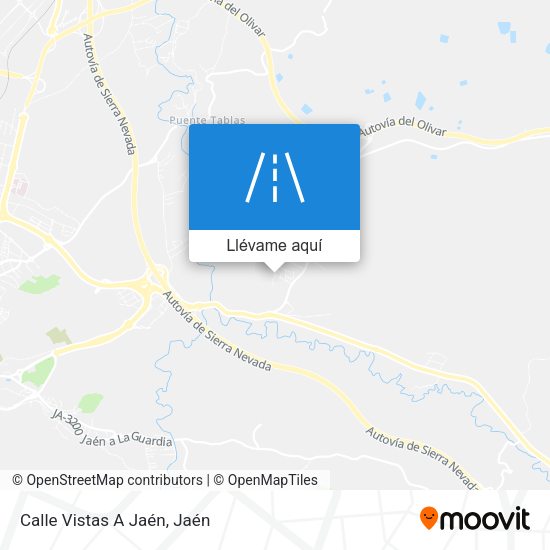 Mapa Calle Vistas A Jaén