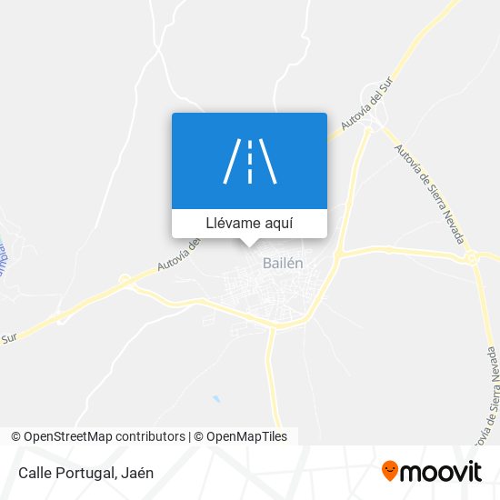 Mapa Calle Portugal