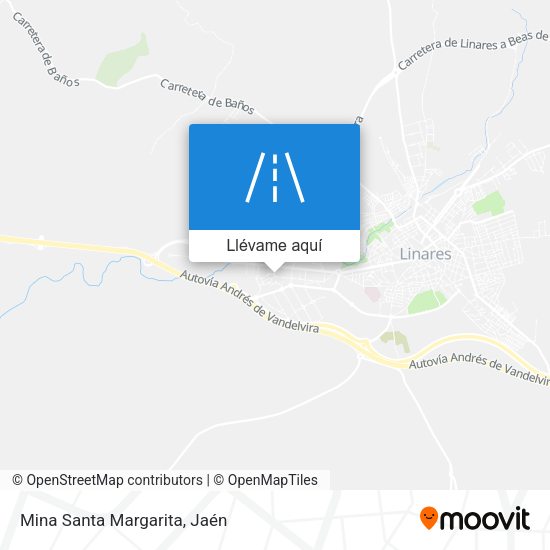 Mapa Mina Santa Margarita