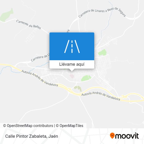Mapa Calle Pintor Zabaleta