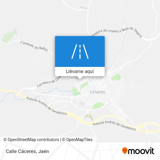 Mapa Calle Cáceres
