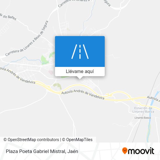 Mapa Plaza Poeta Gabriel Mistral
