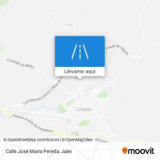 Mapa Calle José María Pereda