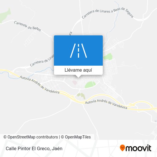 Mapa Calle Pintor El Greco