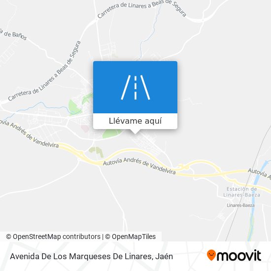 Mapa Avenida De Los Marqueses De Linares