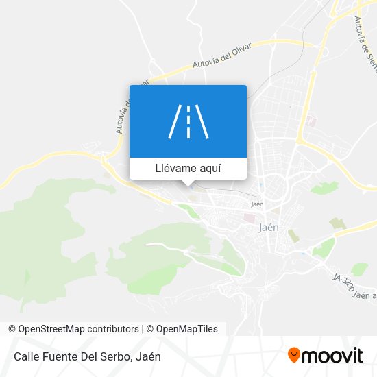 Mapa Calle Fuente Del Serbo