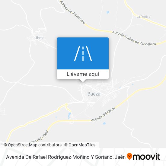 Mapa Avenida De Rafael Rodríguez-Moñino Y Soriano