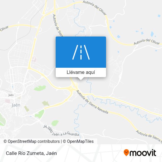Mapa Calle Río Zumeta