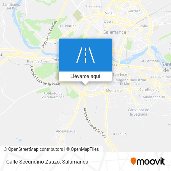 Mapa Calle Secundino Zuazo