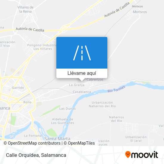 Mapa Calle Orquídea