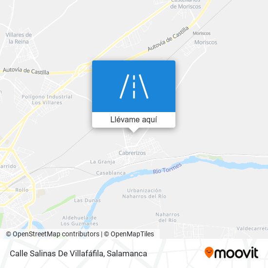 Mapa Calle Salinas De Villafáfila