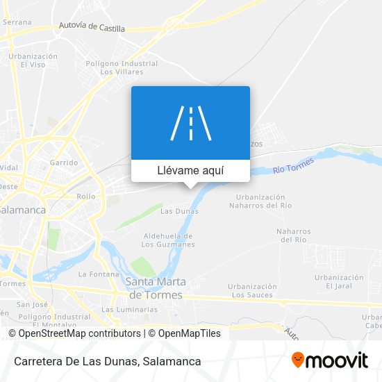 Mapa Carretera De Las Dunas