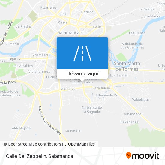 Mapa Calle Del Zeppelin