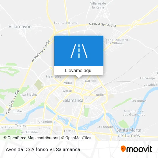 Mapa Avenida De Alfonso VI