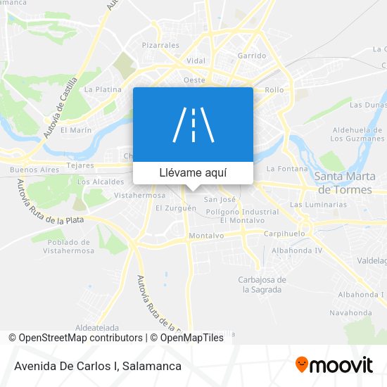 Mapa Avenida De Carlos I