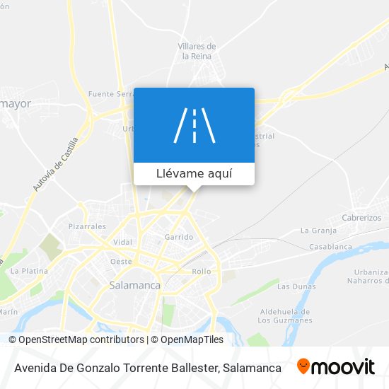 Mapa Avenida De Gonzalo Torrente Ballester