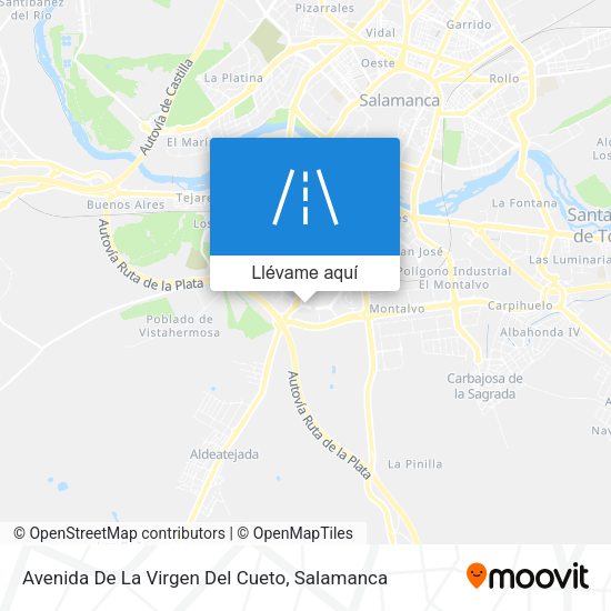 Mapa Avenida De La Virgen Del Cueto