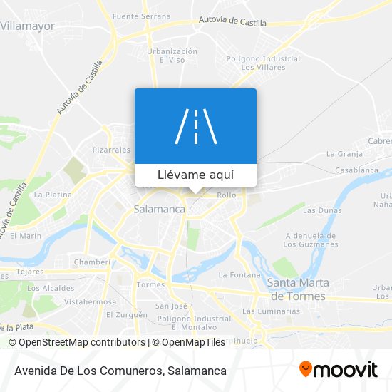 Mapa Avenida De Los Comuneros