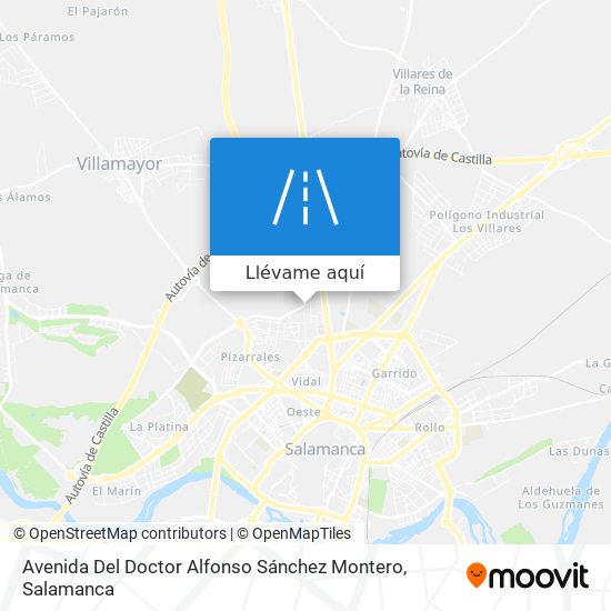 Mapa Avenida Del Doctor Alfonso Sánchez Montero