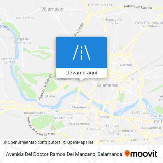 Mapa Avenida Del Doctor Ramos Del Manzano