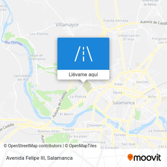 Mapa Avenida Felipe III