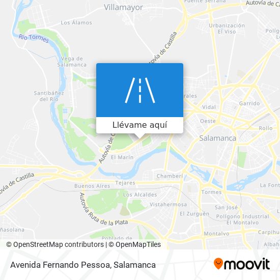 Mapa Avenida Fernando Pessoa