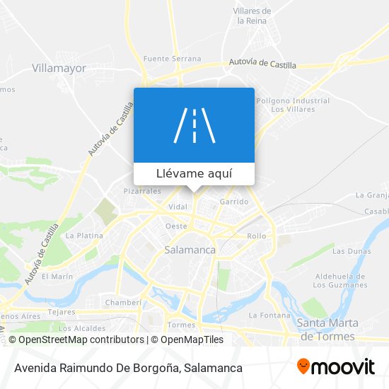 Mapa Avenida Raimundo De Borgoña